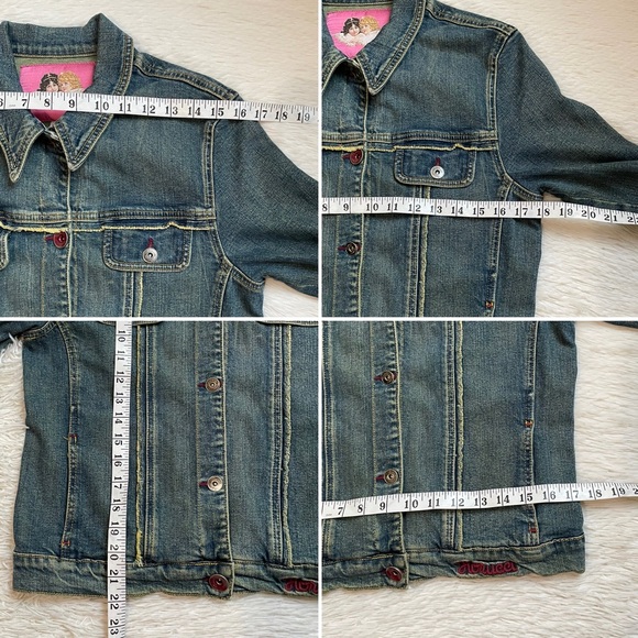 Vintage y2k Fiorucci floral denim jacket - Picture 13 of 17